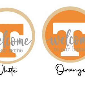 Tennessee Vols Door Hanger | Tennessee Vols Decor | Tennessee Door Hanger | Tennessee Vols Wreath | Tennessee Wreath | Tennessee Volunteers image 3