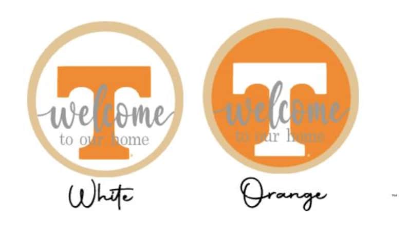 Tennessee Vols Door Hanger | Tennessee Vols Decor | Tennessee Door Hanger | Tennessee Vols Wreath | Tennessee Wreath | Tennessee Volunteers image 3