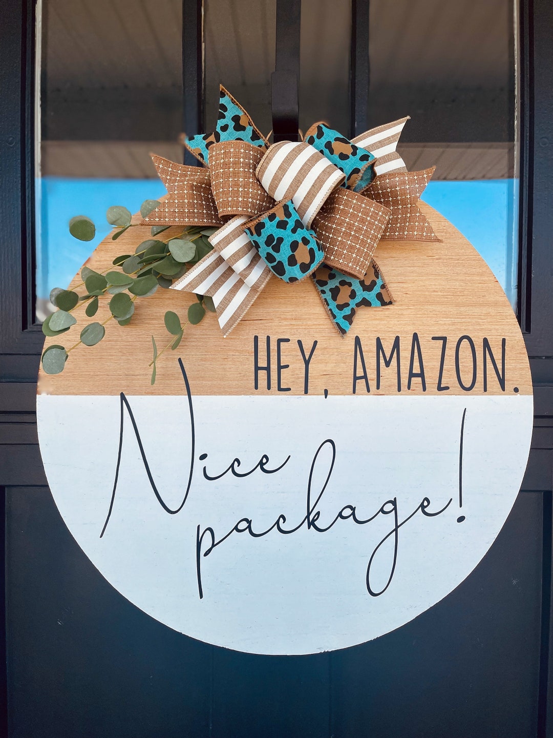Amazon Door Hanger Funny Door Hanger Spring Door Hanger Etsy