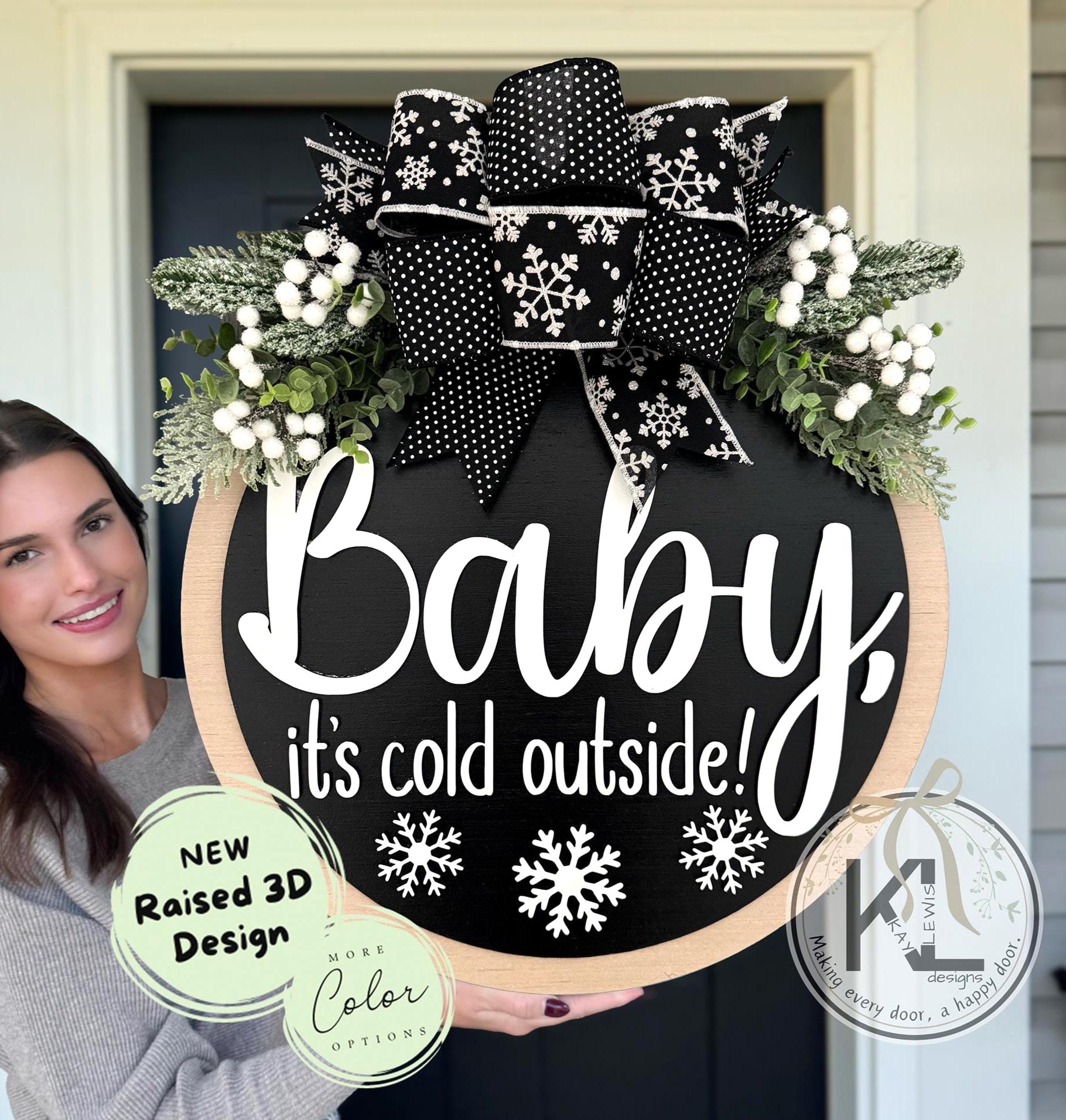 Winter Front Door Decor | Winter Wreath | Door Hanger | Front Door