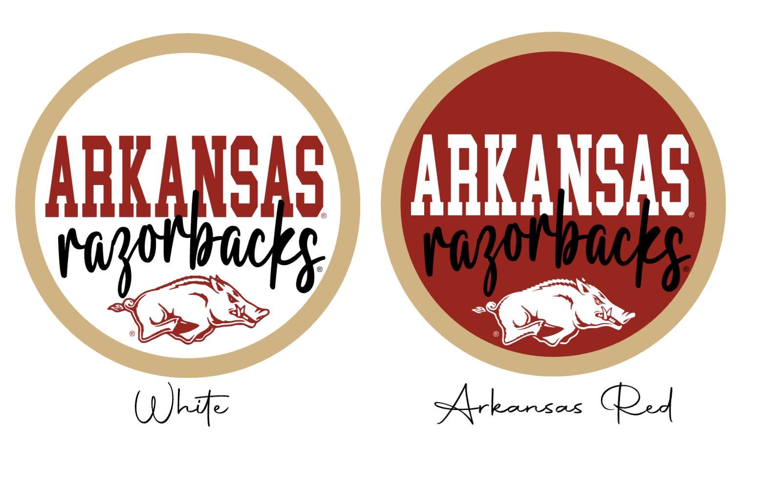 Arkansas Razorbacks Front Door Decor | Razorbacks Sign | UARK Wreath ...