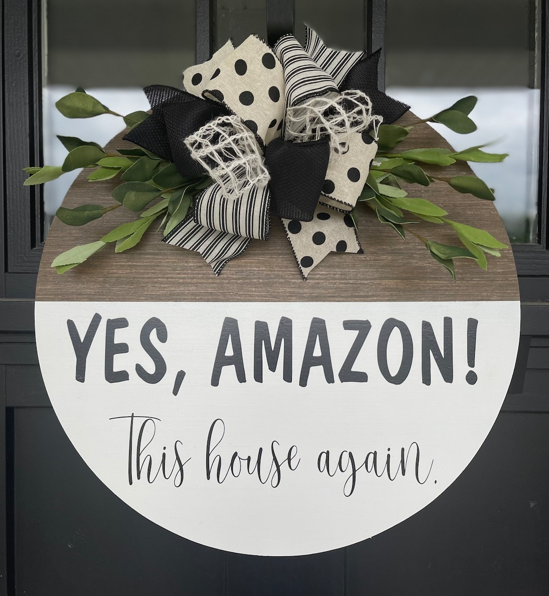 Amazon Door Hanger Funny Door Hanger Funny Front Door Sign Funny Friend