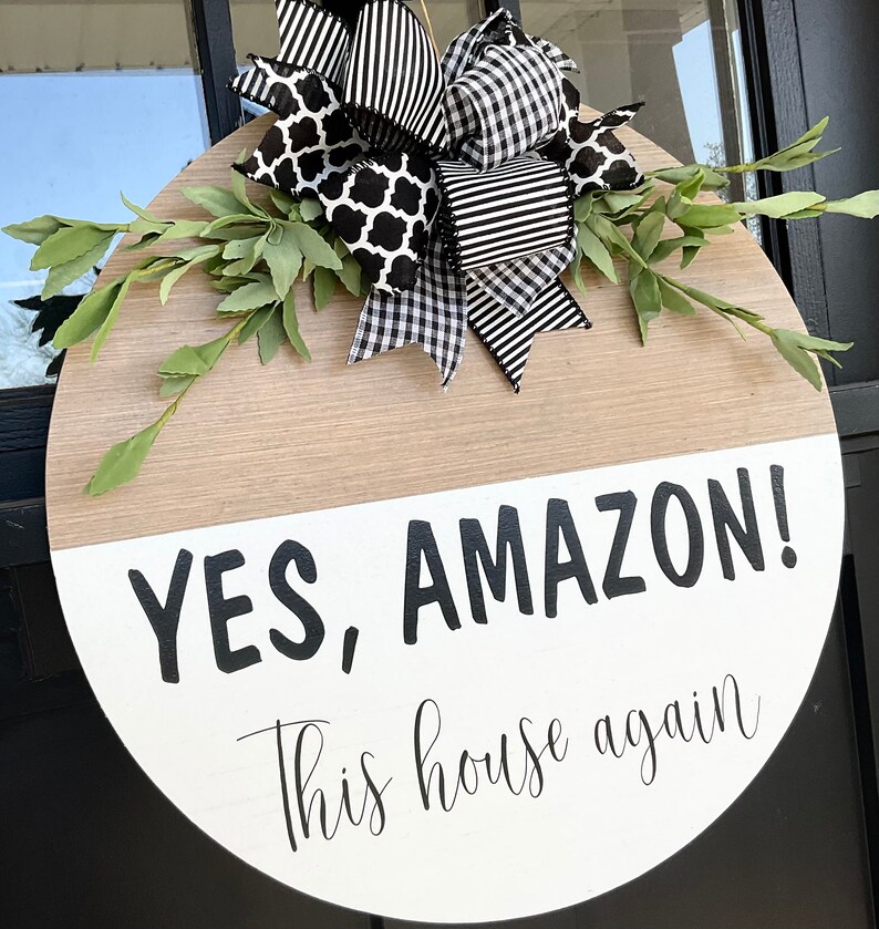 Amazon Door Hanger Funny Door Hanger Funny Front Door Sign Etsy