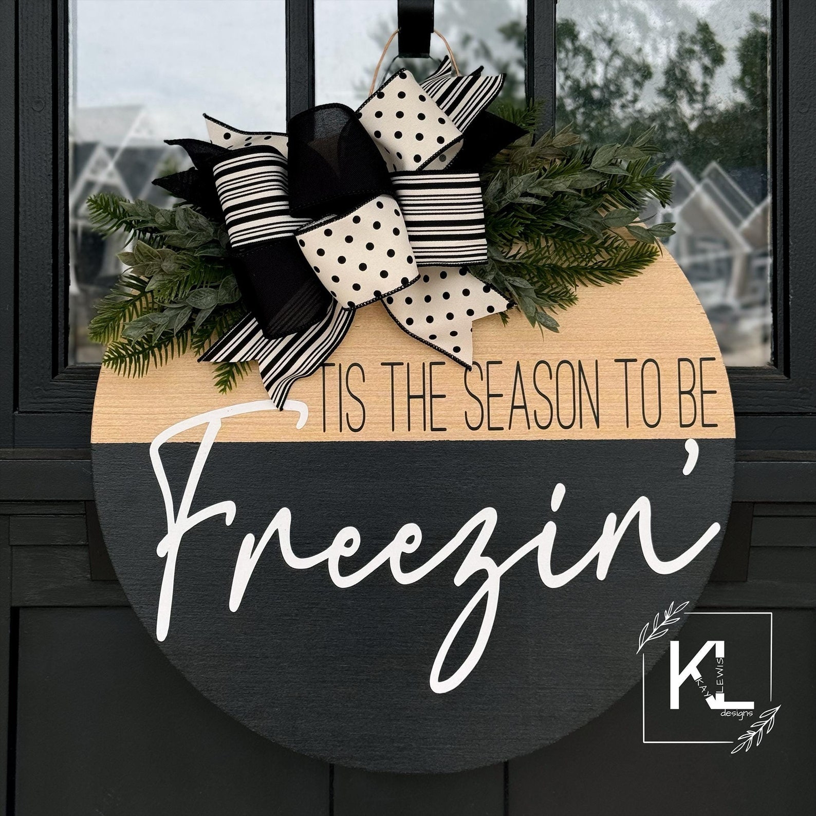 Winter Front Door Decor | Winter Front Door Wreath | Winter Wreath