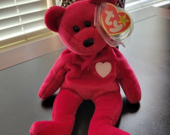 Vintage (1998) "Valentia" Original Ty Beanie Baby - Original Besitzerin