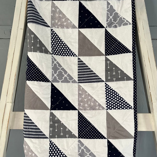 Modern Boy Quilt Etsy