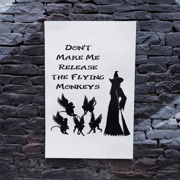 Flying Monkeys Svg - Etsy