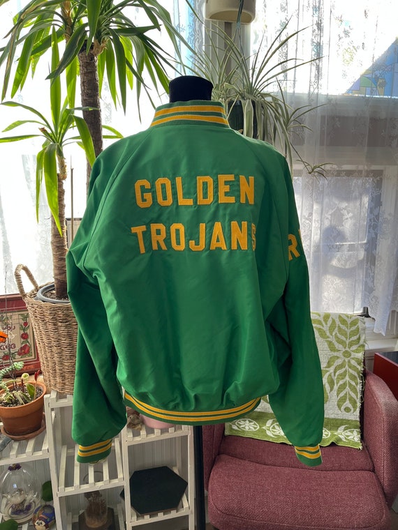 Vintage 60s/70s RHS Golden Trojans Staff Athletic 