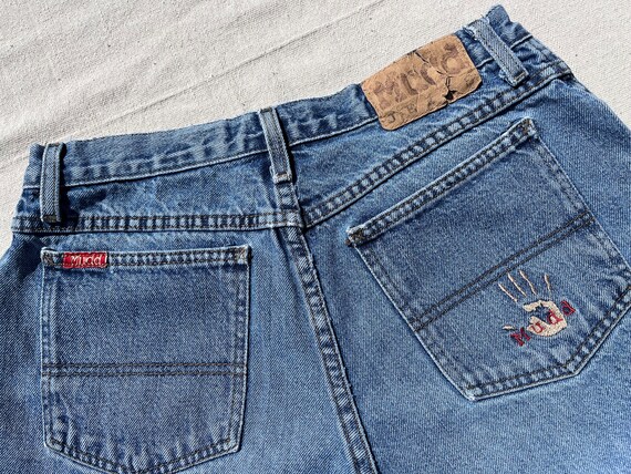 vintage 90s y2k MUDD denim shorts - image 2