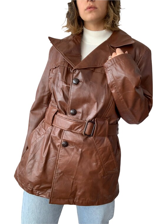 70s leather jacket - Gem