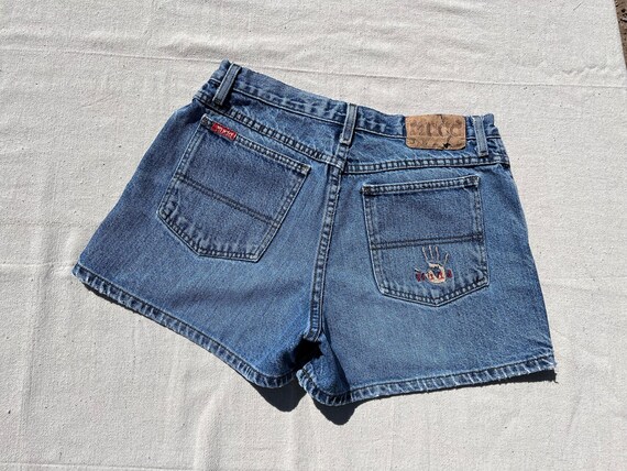 vintage 90s y2k MUDD denim shorts - image 5