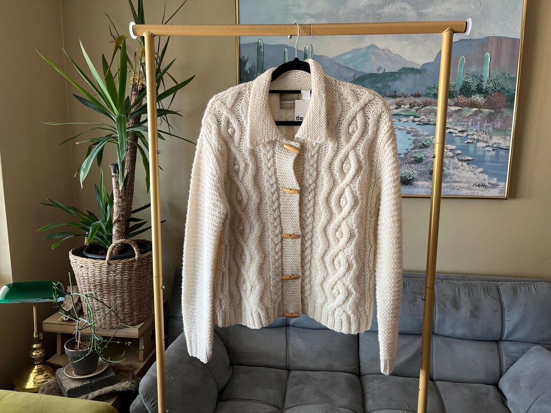 Cream Fisherman Cardigan main image 1