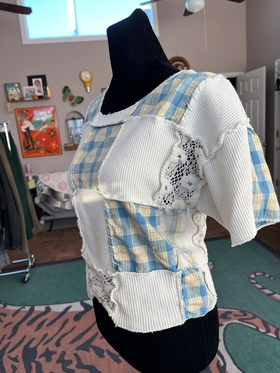 Pattern B-Patchwork Tee main image 1
