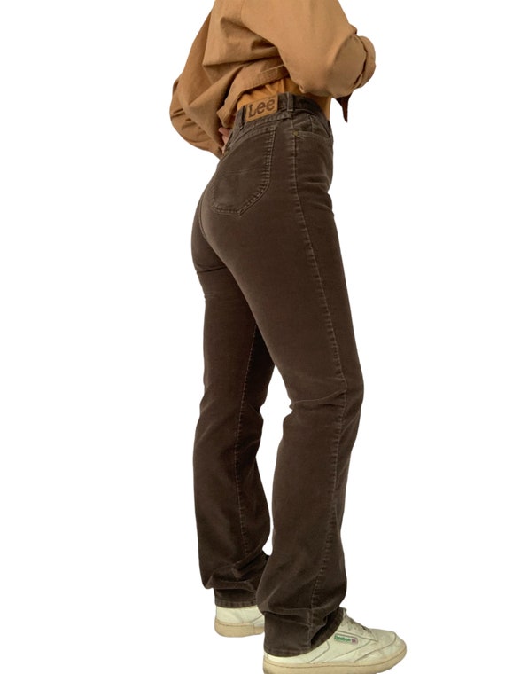 Vintage Brown Lee Corduroy Pants Etsy
