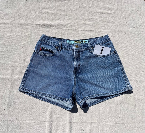 vintage 90s y2k MUDD denim shorts - image 1