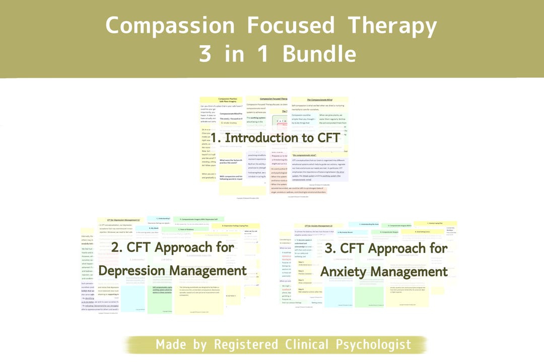 Cft Worksheet.pdf CFT Worksheet Bundle: Anxiety, Depression, Introduction (PDF) - Etsy