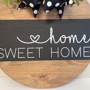 Front Door Decor l Home Sweet Home l Welcome Door Hanger l Welcome Wreath l Door Hanger l Door Wreath l Housewarming Gift l Wedding