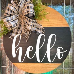 Front Door Decor, Welcome Door Hanger, Welcome Wreath, Everyday Wreath, Front Door Hanger, Door Hanger, Door Wreath, Front Door Wreath
