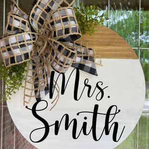 Teacher Door, Teacher Door Sign, Classroom Sign, Teacher Gift, Teacher Name, Welcome to our Classroom, Teacher Appreciation, Teacher Sign