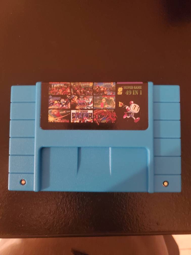 Game for SNES - Super 49 in 1 Game Cartridge Donkey Country Kong 1