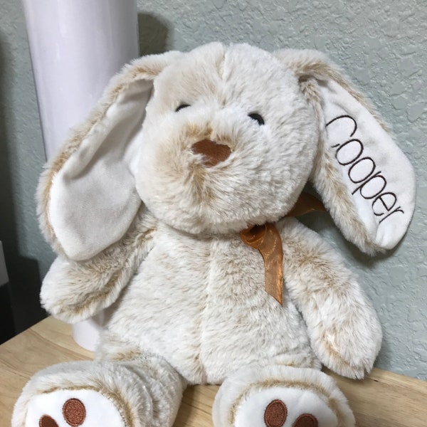 Personalized Easter Bunny | Easter basket personalized | Embroidered | Personalized Bunny Rabbit | Personalized Baby Gift Personalized Plush