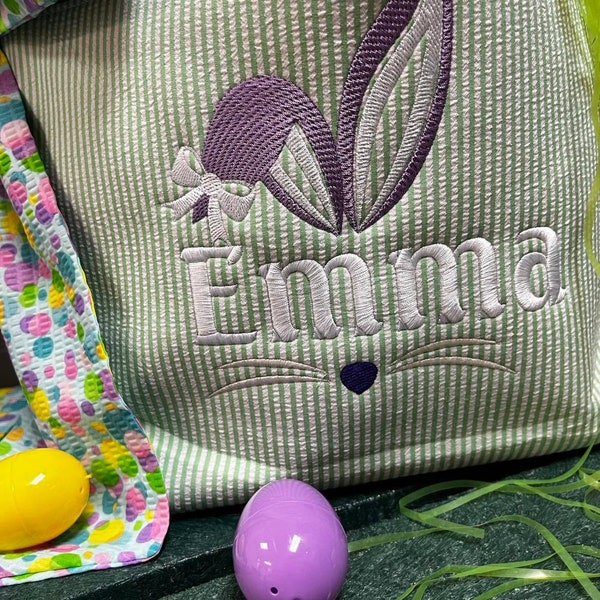 Easters Baskets| Easter baskets Personalized| Personalizes Easter Basket| Monogram Easter Basket| Boys Easter Basket| -embroidery