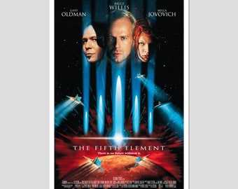 Fifth Element Reg Orig Movie Poster  Double Sided 27x40 