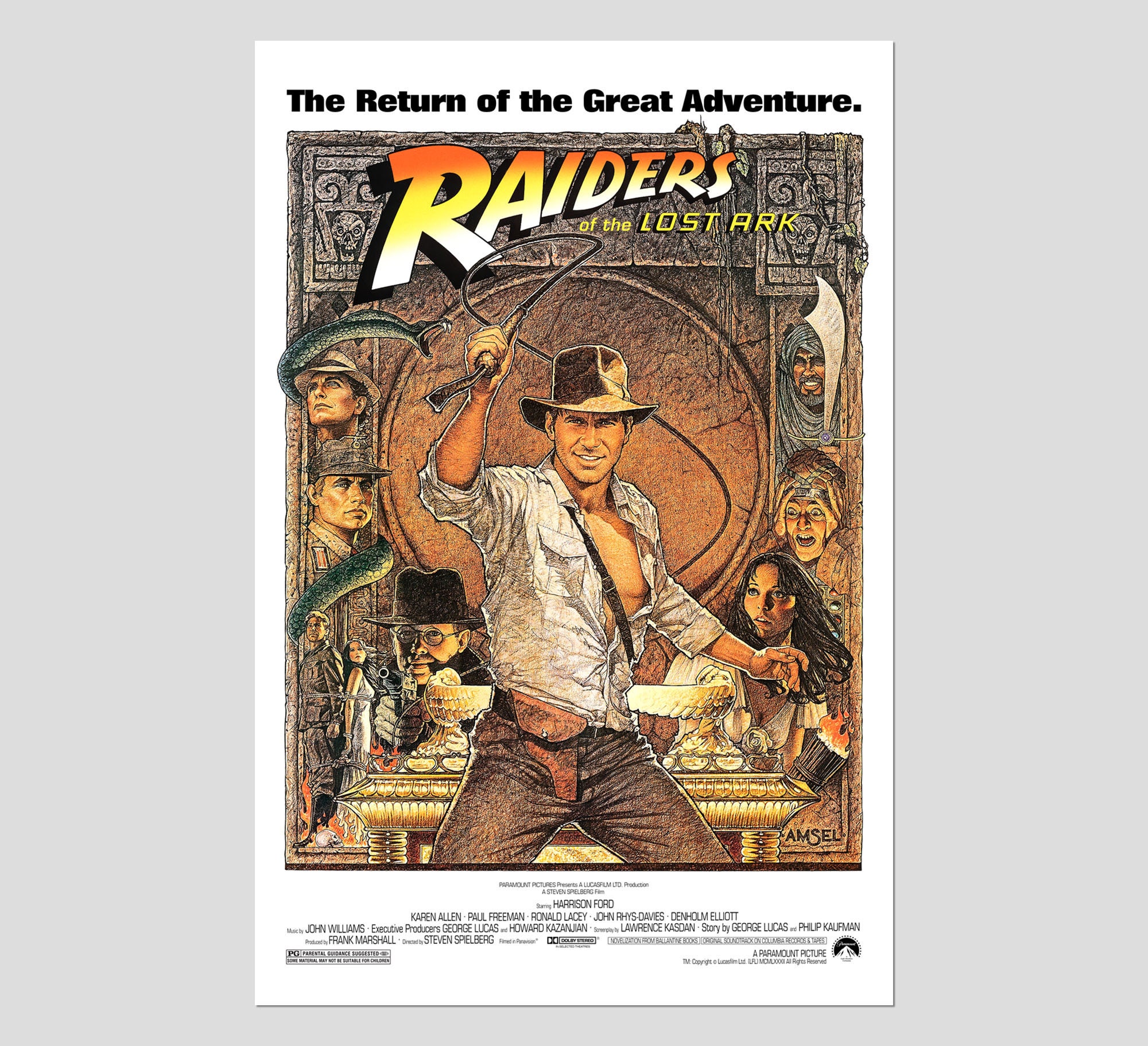 Raiders of the Lost Ark Tin Metal Poster Sign Movie Ad Home Theater Man Cave Raiders of the Lost Ark Tin Metal Poster Sign Movie Ad Home Theater Man Cave