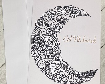 Eid Mubarak Card//Islamic Card for Gifting//Eid al-Fitr Card//Ramadan Mubarak//Handmade