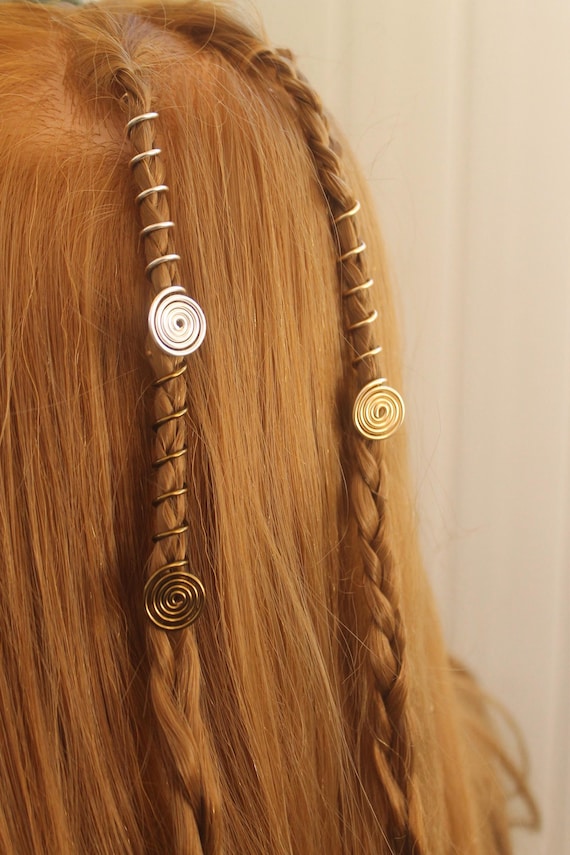 Spiral Wire Hair Twists | Set of 2, 4, or 6 | Wire Hair