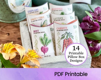 Seed Deko Kissen | Druckbare digitale Datei