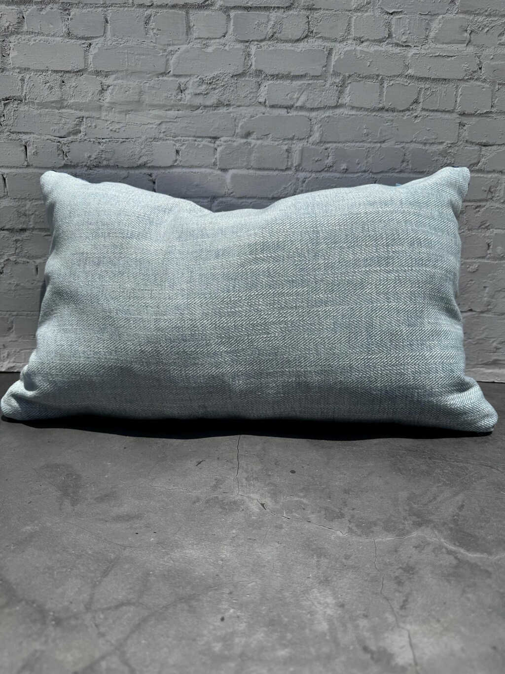 Federa Per Cuscino Lombare In Velluto Blu Navy – 30x50 Cm, Texture Geometrica, 1 Pezzo