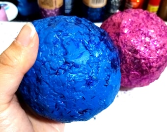 ASMR soap large ball for cutting. 2 set