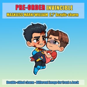 Invincible Maskless/William acryl 2,75 inch bedel pre-order