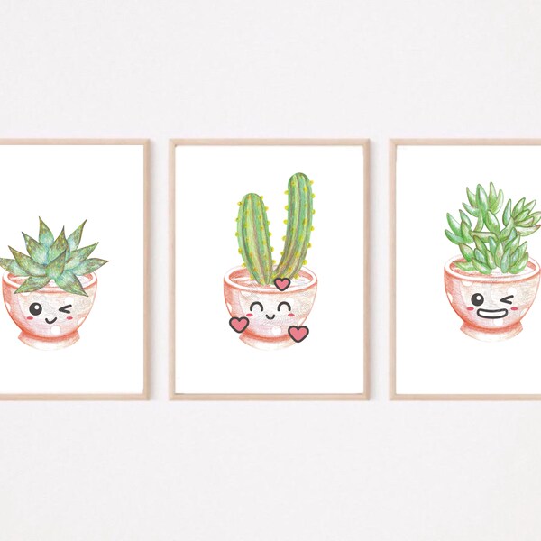 Cactus Bathroom Decor Etsy