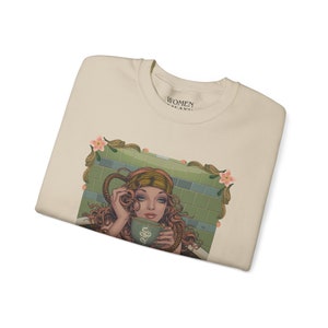 Medusa Needs Coffee Sweatshirt | Mythical Goddess Coffee Humor image 6