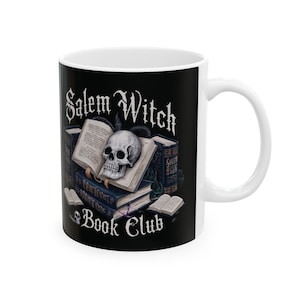 Reading Ghost Mug, Halloween Coffee Mug, Housewarming Gift, Bookish Ghost Gift, Spooky Vibes, Cute Halloween Mug, Fall Book Coffee Mug,