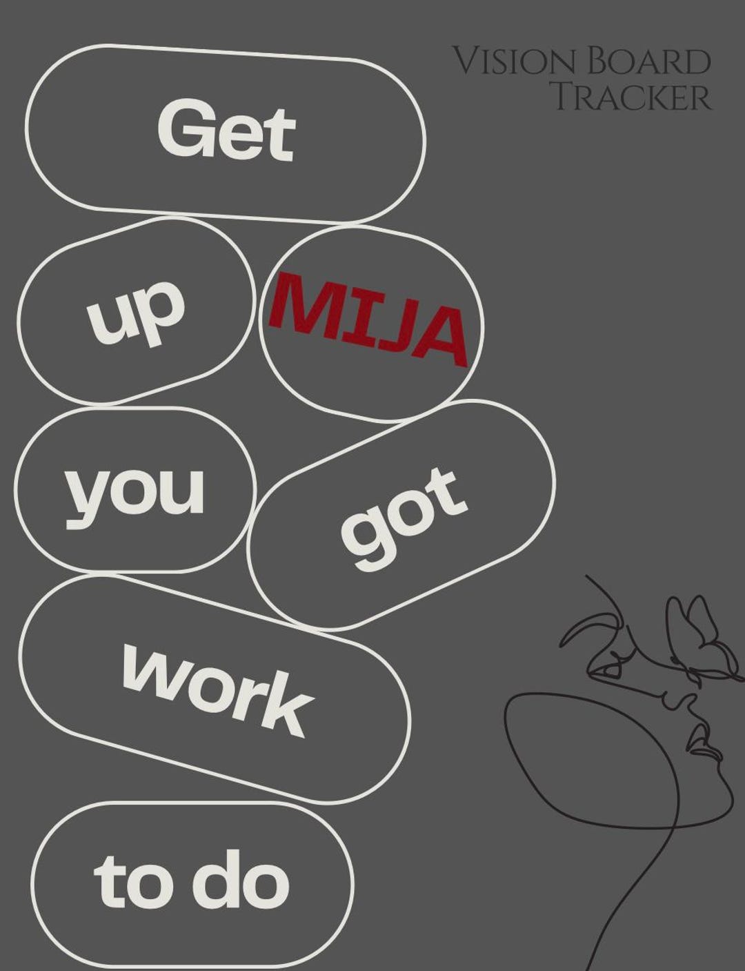 Vision Board Progress Tracker - Etsy