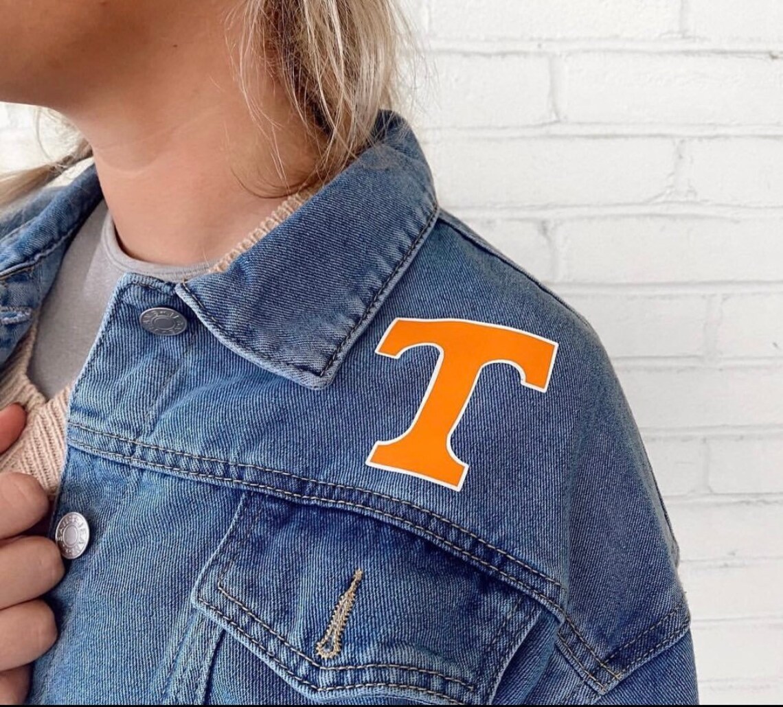 Tennessee Vols Denim Custom Jacket Etsy