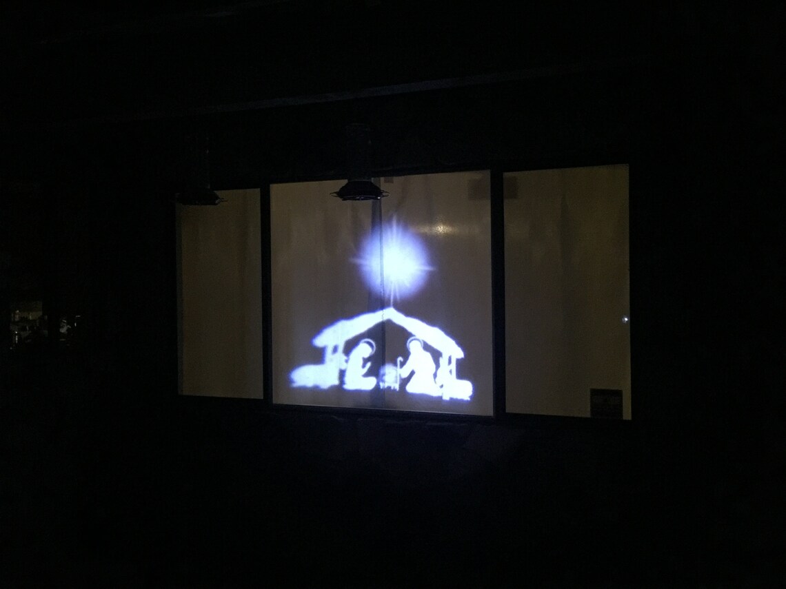 Nativity Scene Projector for Christmas Outdoor Lighting by Etsy