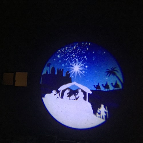 Nativity Scene Projector for Christmas Outdoor Lighting by Etsy