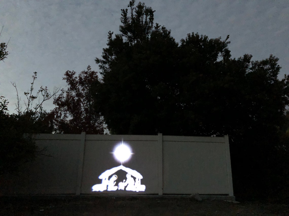 Nativity Scene Projector for Christmas Outdoor Lighting by Etsy