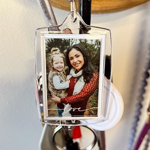 Personalized Photo Keychain Gift for Mother's Day Under 10 dollars Custom Keychain Photo Gift for Her Custom Photos Gift for Him