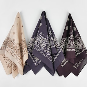 Colorful Plum Bandana 100% Cotton Mauve Earthly Skull Head Wrap Pink Kerchief Steampunk Unisex Wrap Paisley Square Scarf Masculine Bandanas