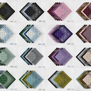 Braun Beige Grau erdige Unisex Bandanas 100% Baumwolle Head Wraps Paisley Floral quadratischer Schal Geschenk für Hunde und Katzen B Bild 4