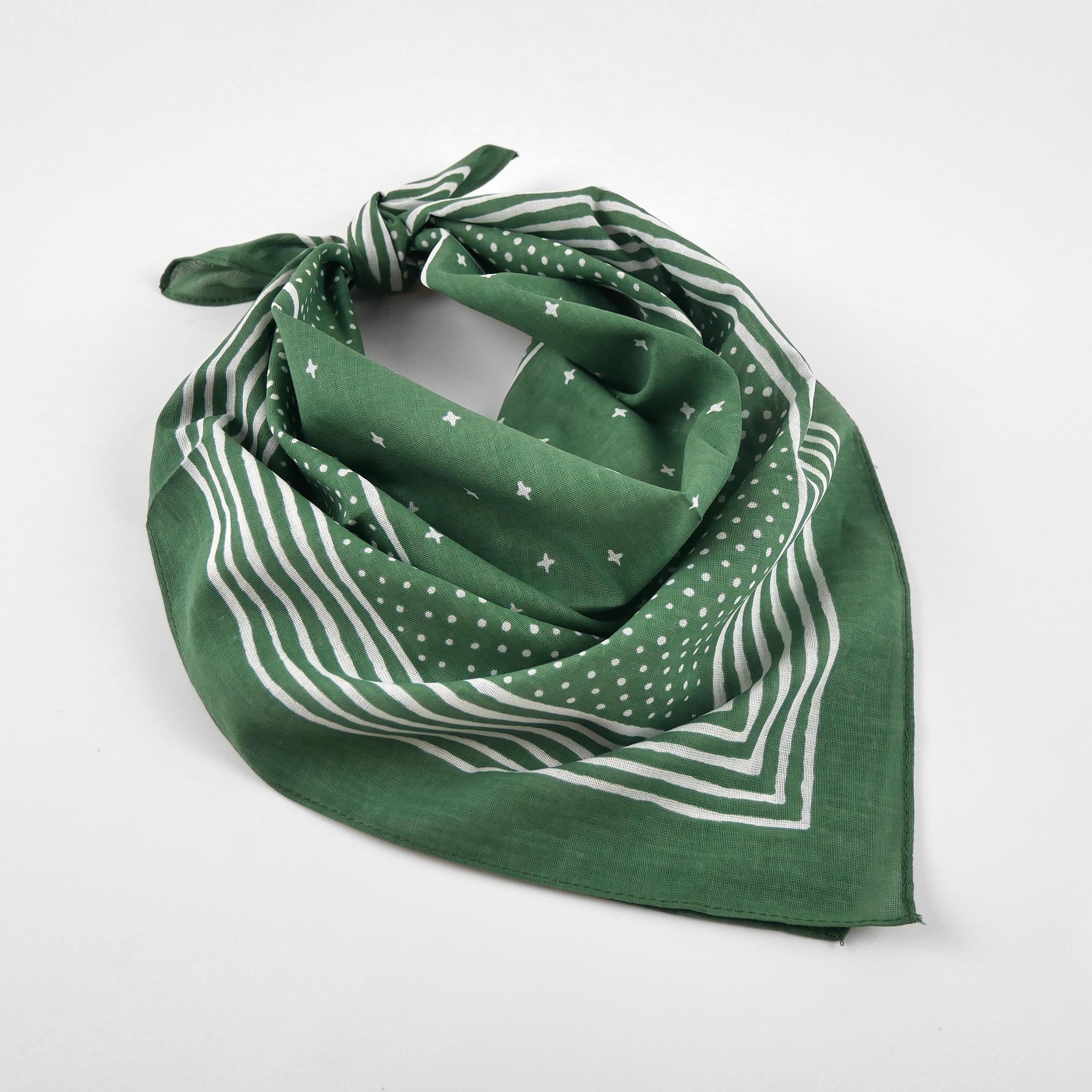 Silk Bandana Sage Green