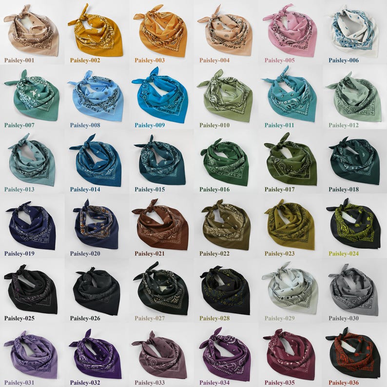 Braun Beige Grau erdige Unisex Bandanas 100% Baumwolle Head Wraps Paisley Floral quadratischer Schal Geschenk für Hunde und Katzen B Bild 2