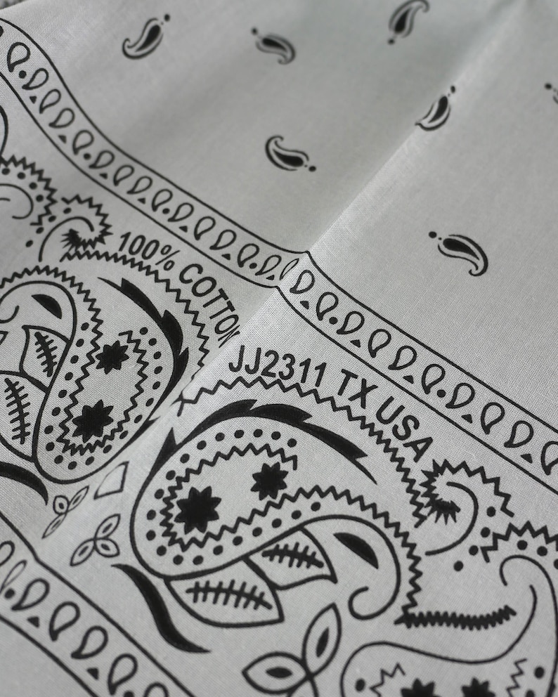 Braun Beige Grau erdige Unisex Bandanas 100% Baumwolle Head Wraps Paisley Floral quadratischer Schal Geschenk für Hunde und Katzen B Bild 11