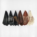 Black Brown Dark Halloween Skull Bandanas 100% Cotton Steampunk Head Wraps Cowboy Cowgirl Square Unisex Scarf