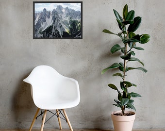 The Dolomites - Near Tre Cime (Italy framed)